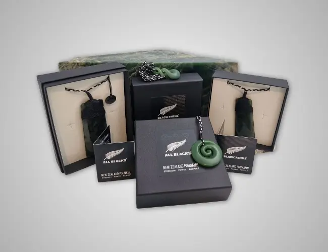 All Blacks branded range in black box packaging