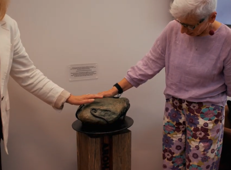 The Pounamu touchstone at Braintree opening event